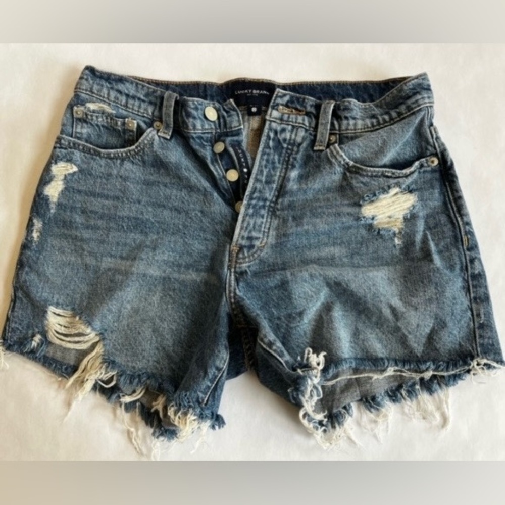 Lucky Brand 90s Midi High Rise Short